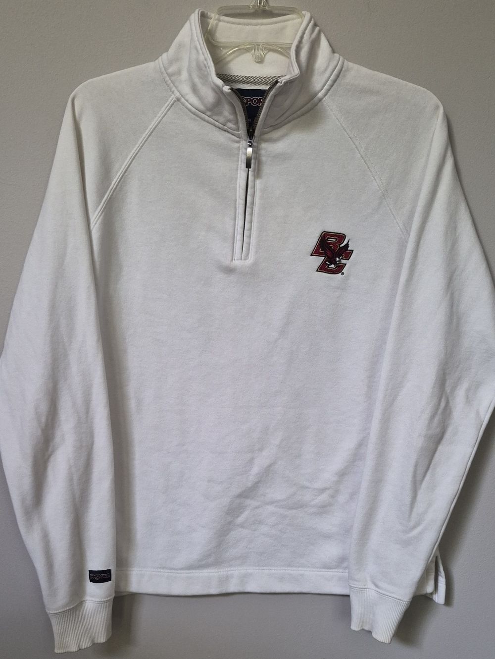 NCAA Boston College Jansport 1/4 Zip Fleece Womens Fleece Embroidered Eagle